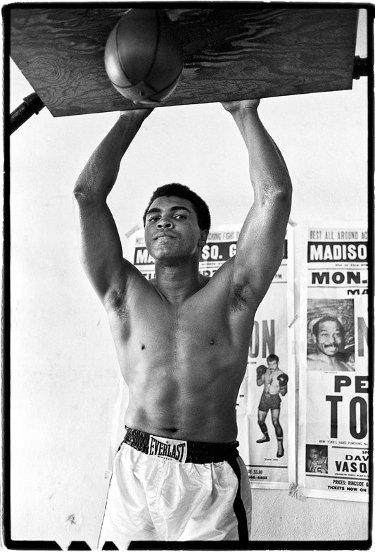 Muhammad Ali, 5th Street Gym, Miami 1971 by Al Satterwhite