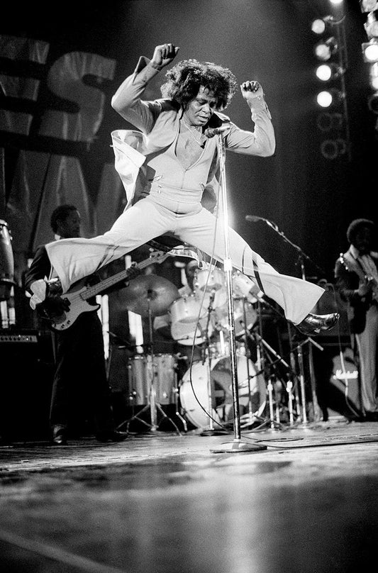 James Brown, Hammersmith Odeon, London, 1985 by David Corio