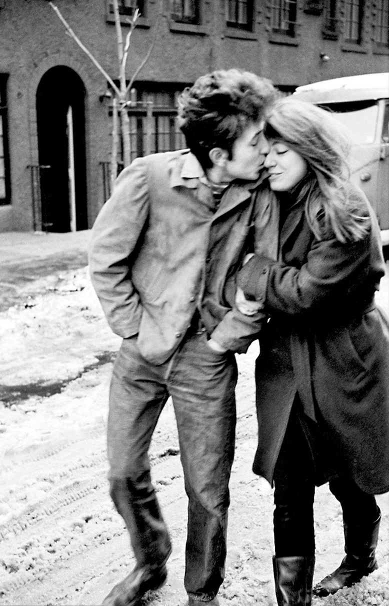Bob Dylan and Suze Rotolo NYC 1963 by Don Hunstein