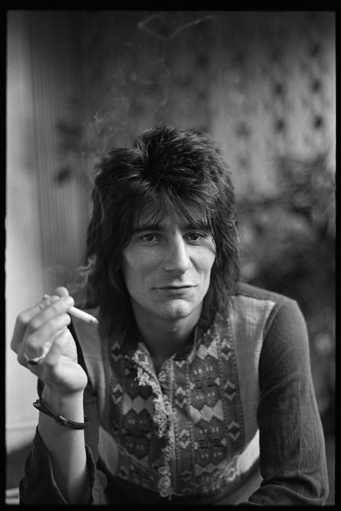 Ron Wood, CA 1974 by Mark Sullivan