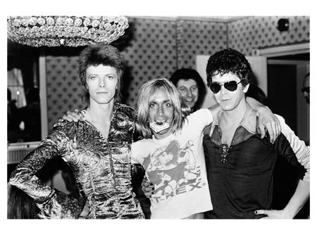 David Bowie, Iggy Pop and Lou Reed, 1972 by Mick Rock