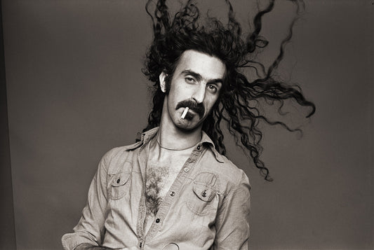 Frank Zappa, Los Angeles 1976, “Flying Hair” by Norman Seeff