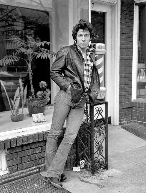 Bruce Springsteen, Frank’s Barber Shop by Frank Stefanko