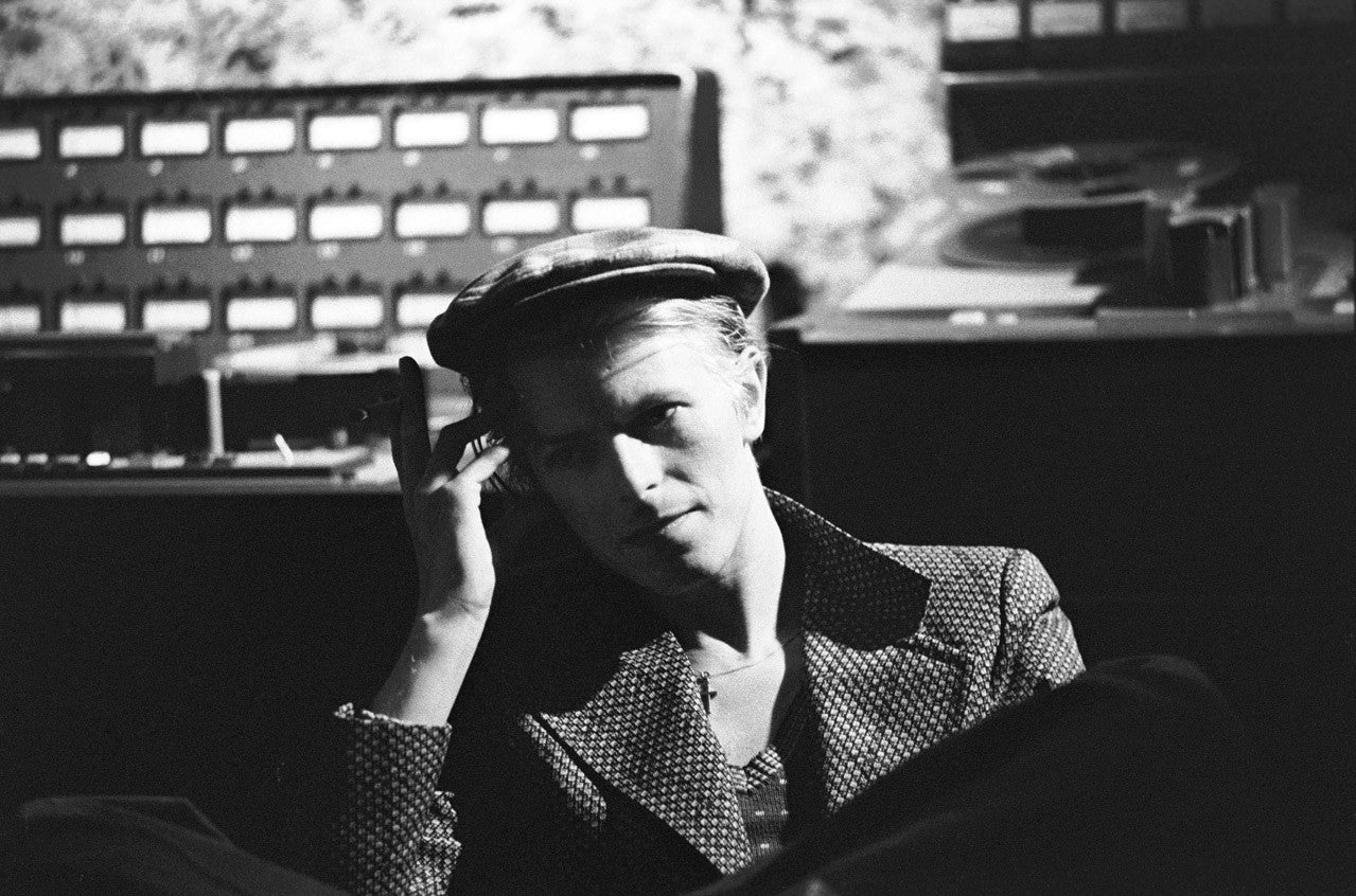 David Bowie: Cherokee Studios, Hollywood, USA, 1975 by Geoff MacCormack