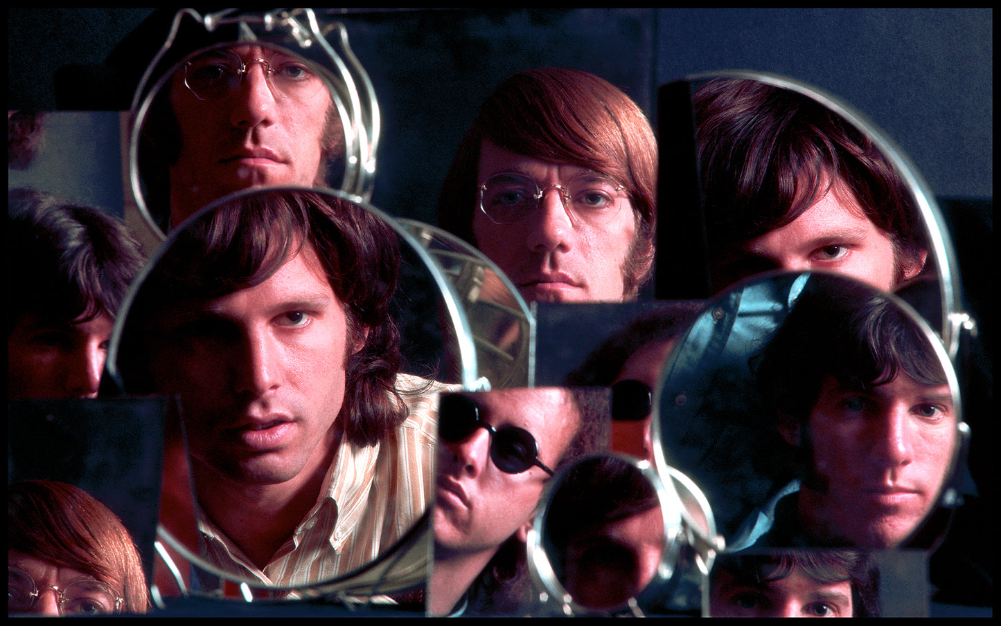 The Doors, "The Doors in Mirrors" New York City, 1967 by Joel Brodsky