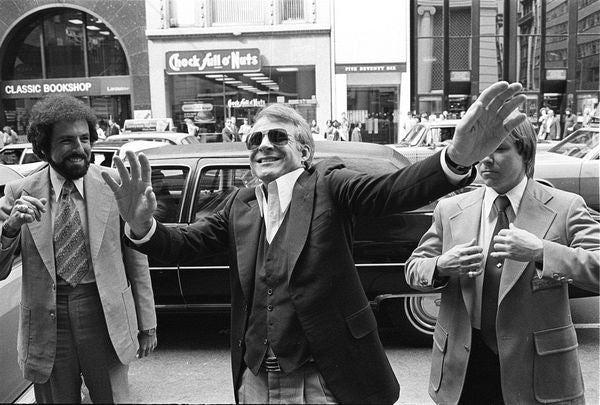 Steve Martin, 5th Avenue NYC 1977 by Allan Tannenbaum