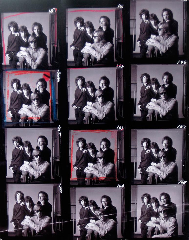 The Doors, "Proof Sheet" New York City, 1967 by Joel Brodsky