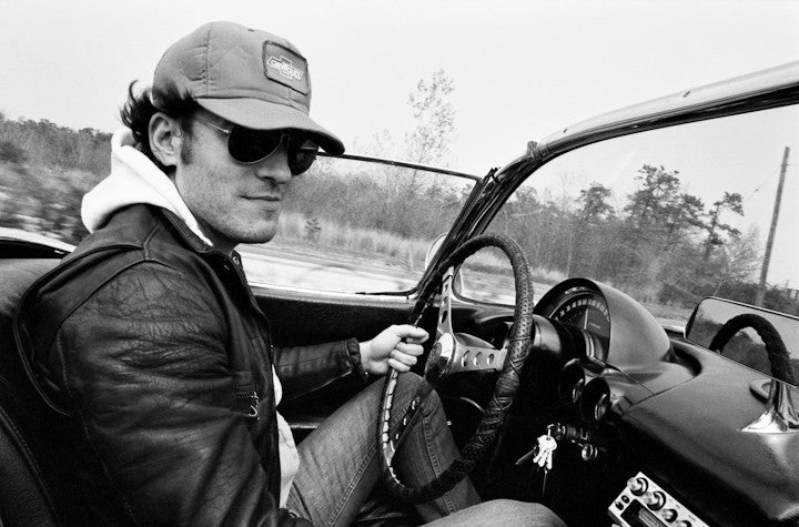 Bruce Springsteen in car, 1978 by Lynn Goldsmith