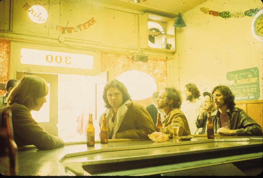 The Doors, Hardrock Cafe Interior, LA 1969 by Henry Diltz