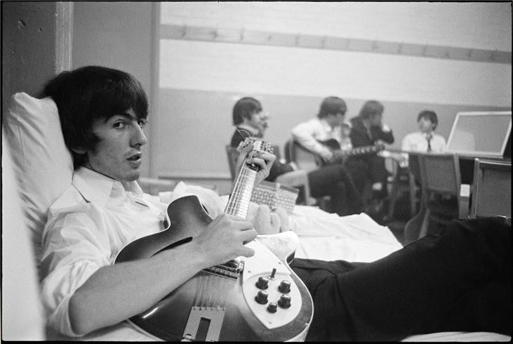 Guitarist George Harrison by Bettmann
