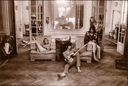 Keith Richards, Telecaster (Sepia) 1971 by Dominique Tarle