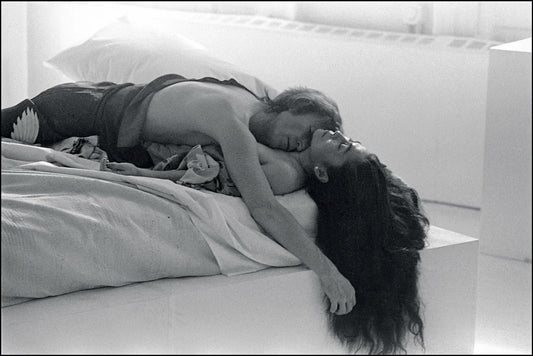 John Lennon & Yoko Ono, NYC 1980 by Allan Tannenbaum