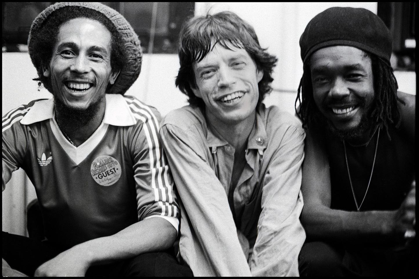 Bob, Mick and Pete, 1978 by Michael Putland
