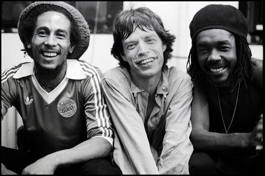 Bob, Mick and Pete, 1978 by Michael Putland