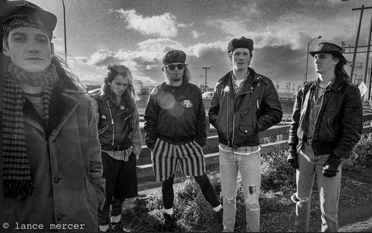 Pearl Jam, First Session, Seattle WA 1991 by Lance Mercer