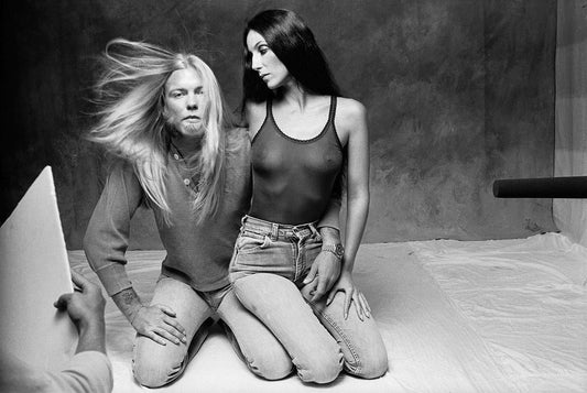 Cher & Gregg Allman I, Los Angeles 1976, by Norman Seeff