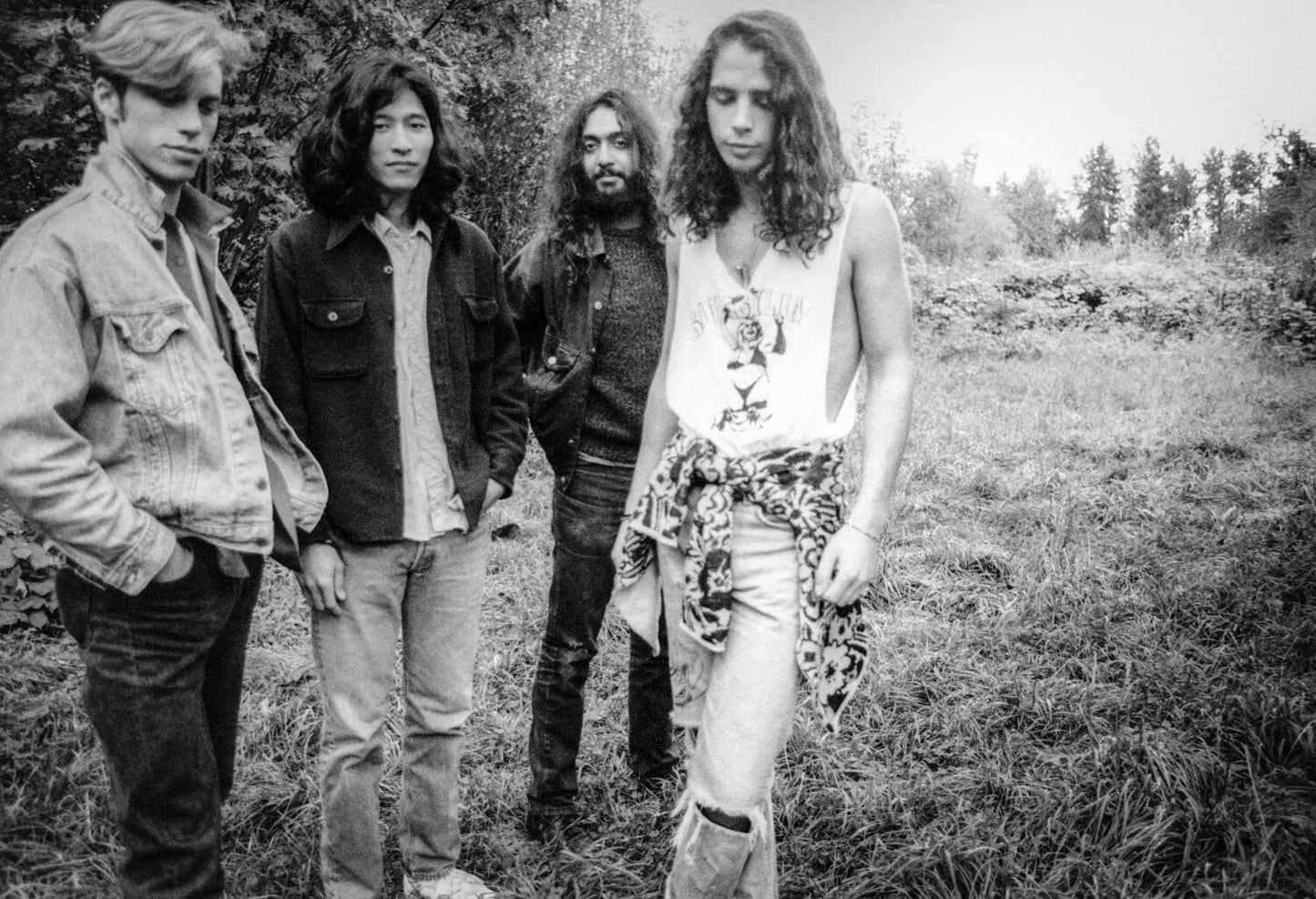 Soundgarden, Early photo session, Seattle 1988 by Lance Mercer