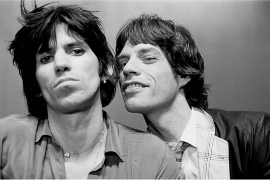 Keith Richards and Mick Jagger 1978 by Michael Putland