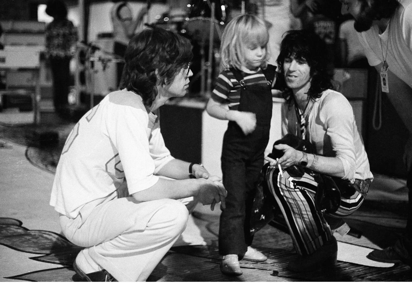 Keith Richards and Mick Jagger, Wembley Empire Pool, London 1973 by Michael Putland