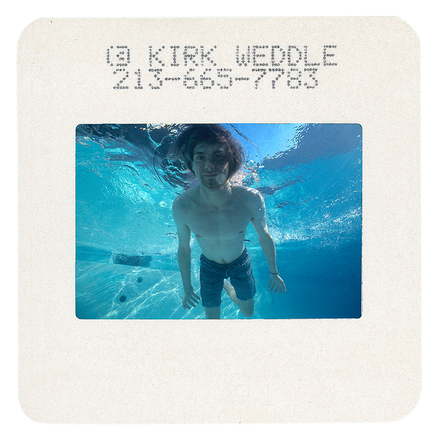 Kurt Cobain, Nirvana Nevermind, Original Colour Slide Print by Kirk Weddle