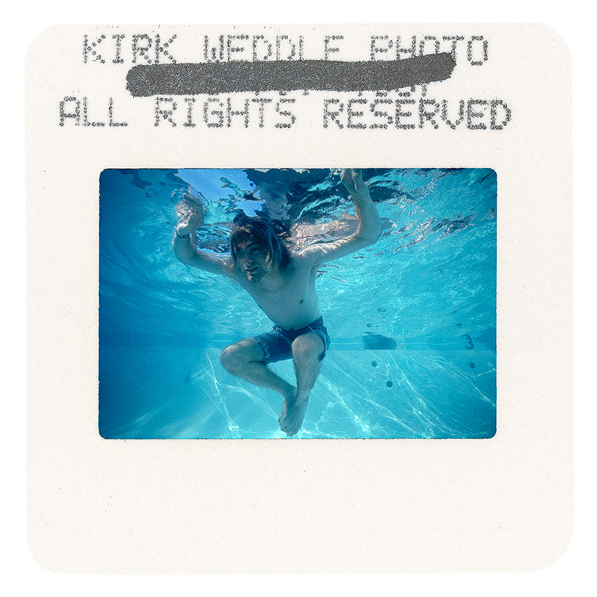 Kurt Cobain, Nirvana Nevermind, Original Colour Slide Print by Kirk Weddle