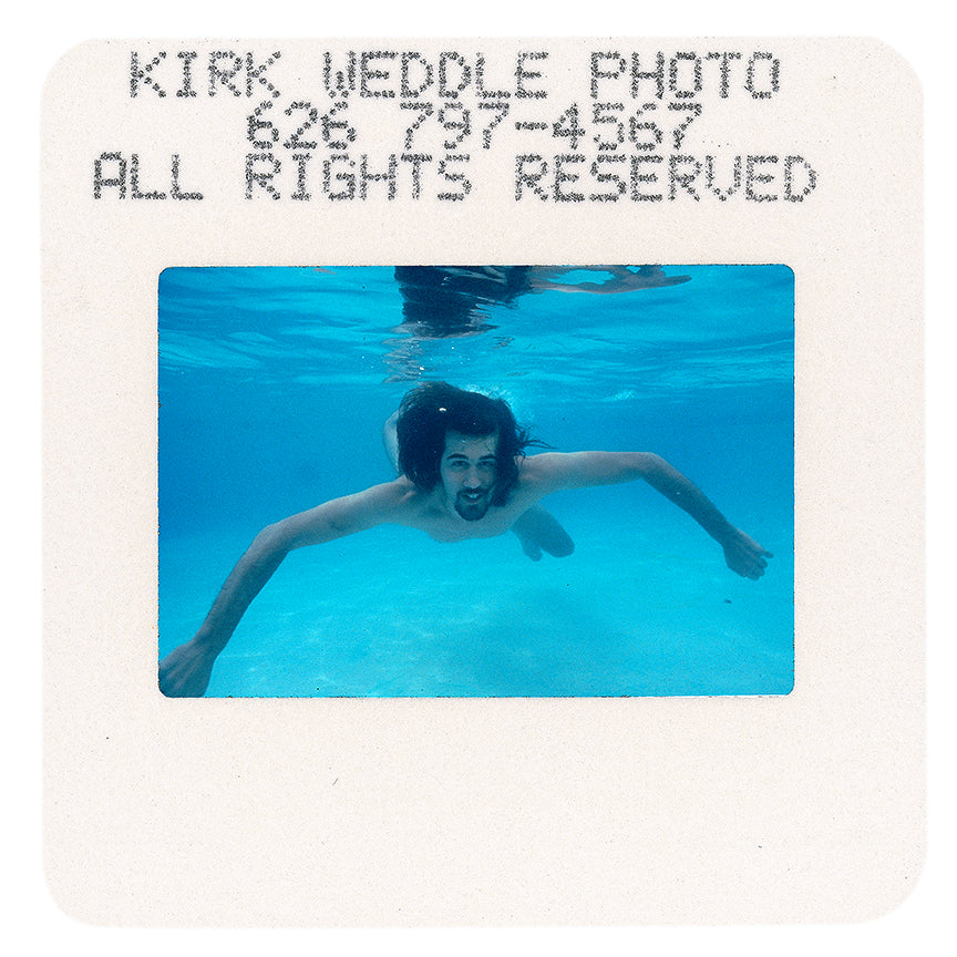 Krist Novoselic, Nirvana Nevermind, Original Colour Slide Print by Kirk Weddle