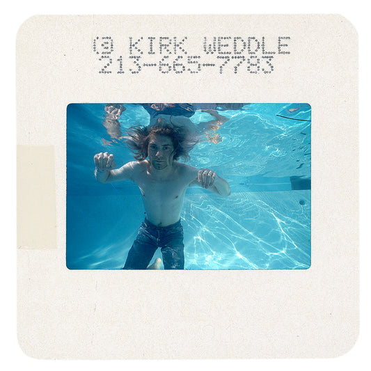 Kurt Cobain, Nirvana Nevermind, Original Colour Slide Print by Kirk Weddle