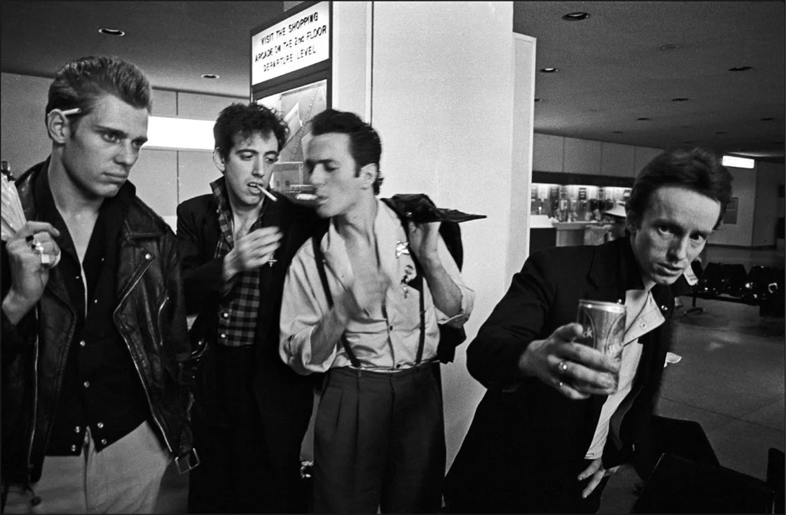 The Clash, JFK Airport 1981 by Allan Tannenbaum