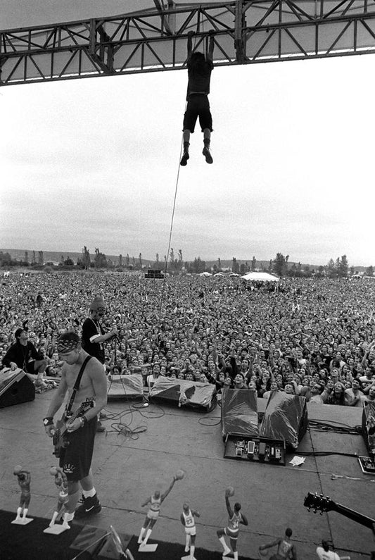 Eddie Vedder, Pearl Jam, Drop in the Park, 1992 by Lance Mercer