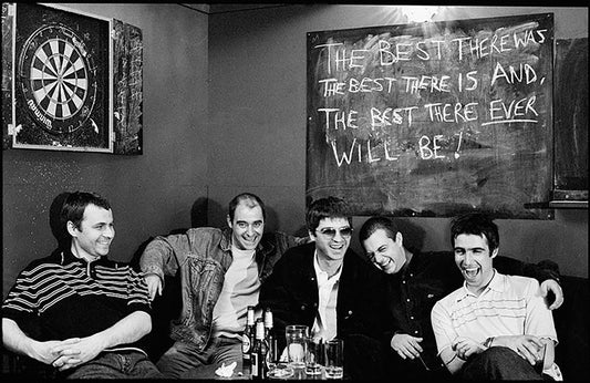 Oasis, Kings Cross Pool and Snooker Club, London 1995 by Jill Furmanovsky