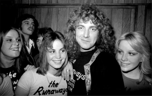 Robert Plant, Led Zeppelin, Los Angeles, CA, 1975 by Barry Schultz