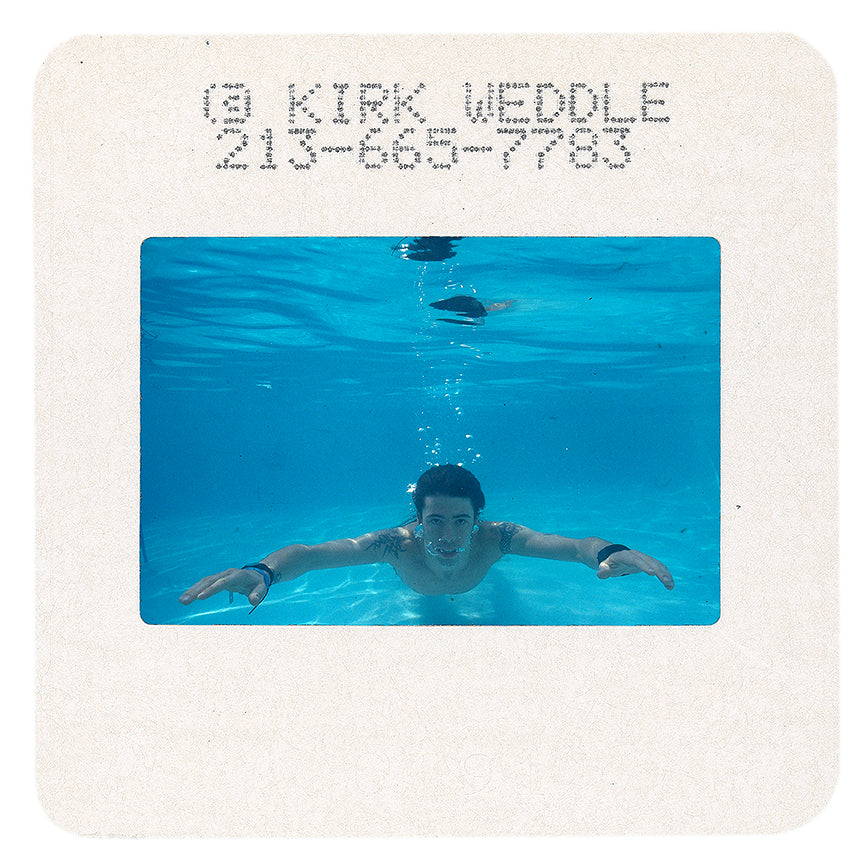 Dave Grohl, Nirvana Nevermind, Original Colour Slide Print by Kirk Weddle