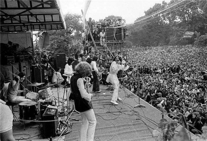 The Rolling Stones, Hyde Park 1969 by Barrie Wentzell