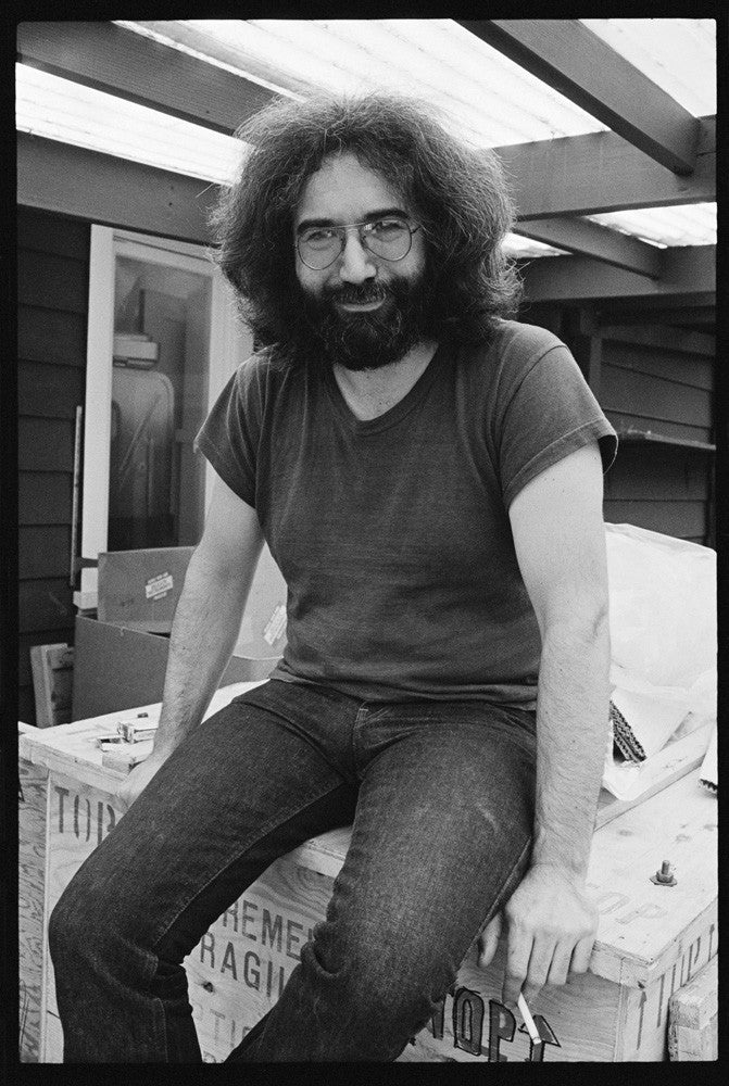 Jerry Garcia, CA 1975 by Mark Sullivan