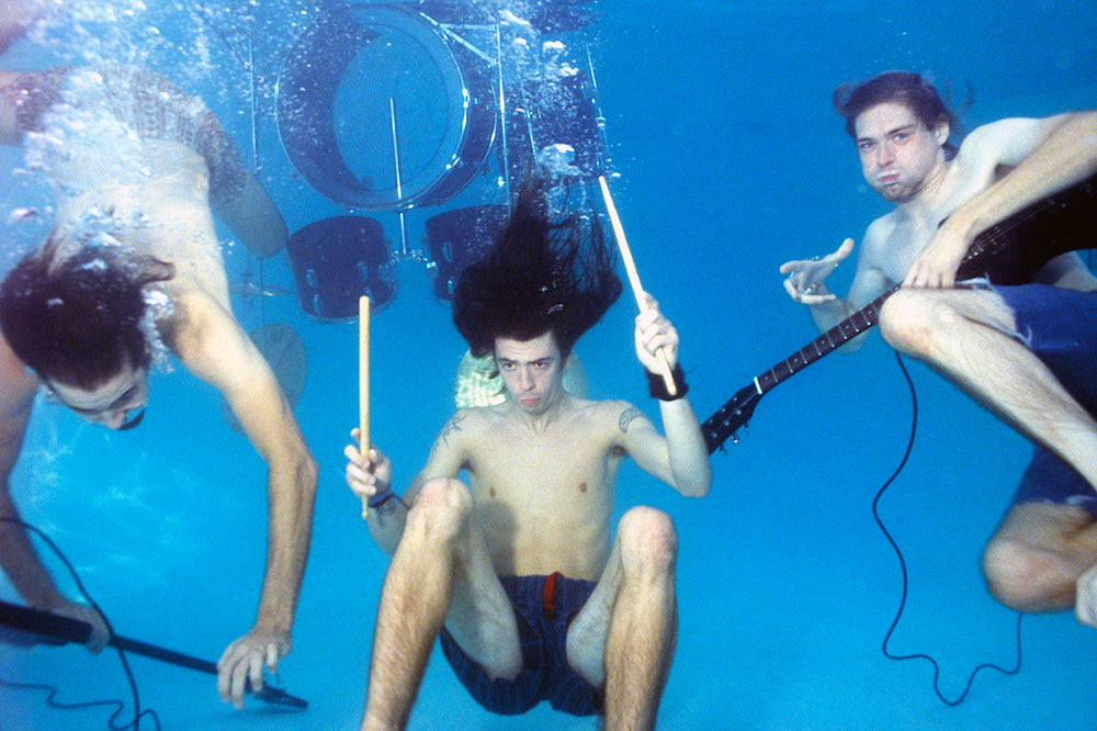 Nirvana Nevermind Swimming Pool, 1991 by Kirk Weddle
