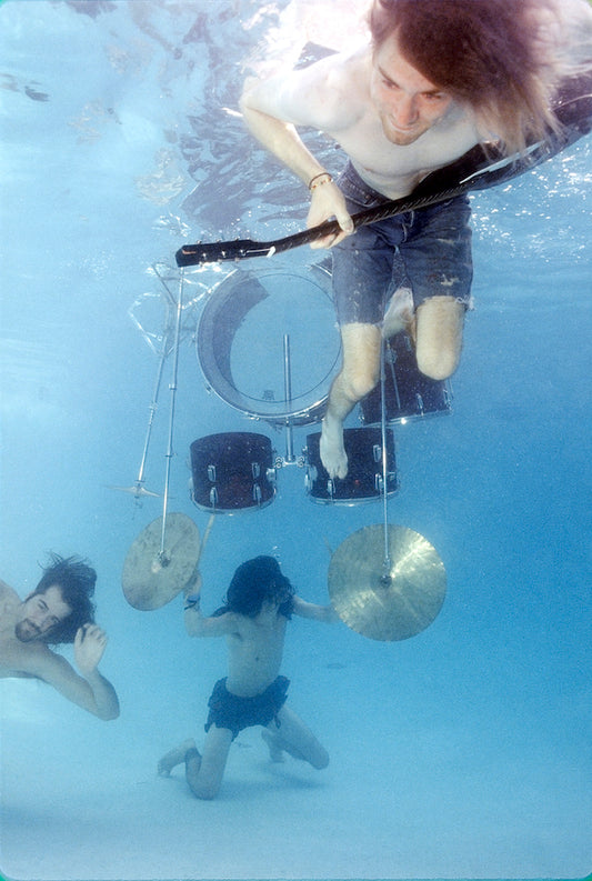 Nirvana Nevermind, Underwater Photo III, 1991 by Kirk Weddle