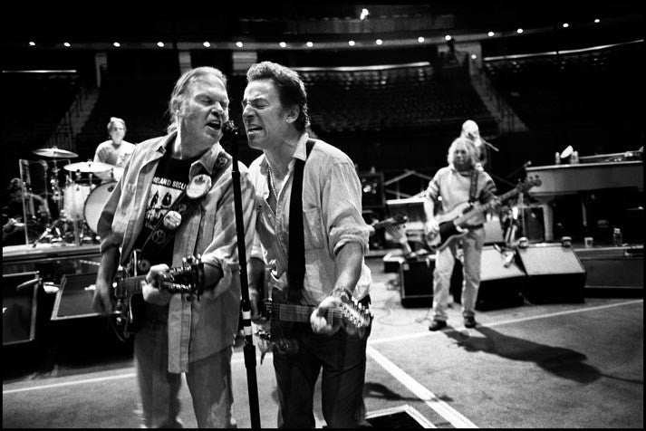 Bruce Springsteen & Neil Young by Danny Clinch