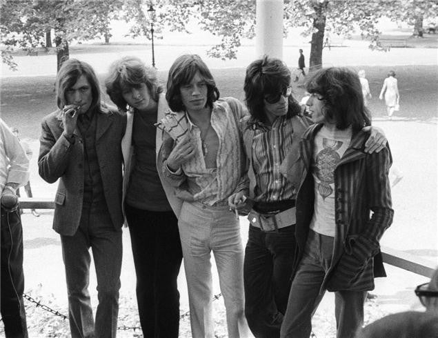 The Rolling Stones, Hyde Park London 1969 by Barrie Wentzell