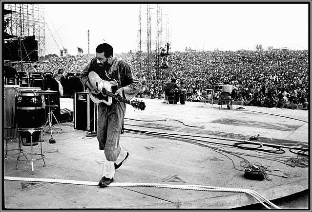 Richie Havens, Woodstock 1969 by Elliott Landy