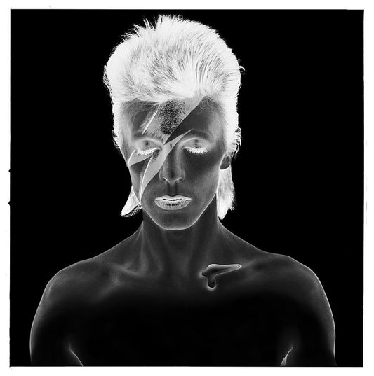 David Bowie “Aladdin Sane”, BW Negative 1973 by Duffy