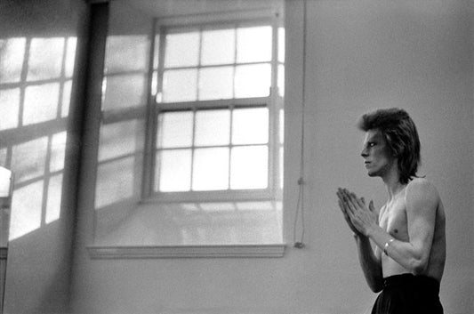David Bowie, Prayer Window 1973 by Mick Rock