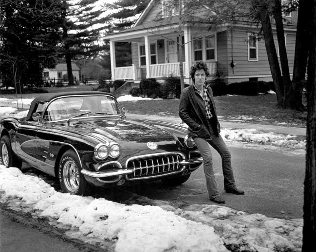 Bruce Springsteen, Corvette Winter by Frank Stefanko