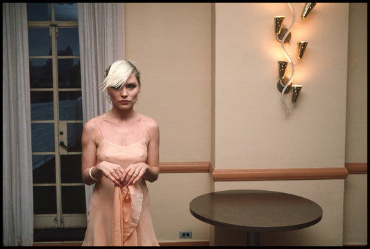 Debbie Harry, Pink Dress by Chris Stein