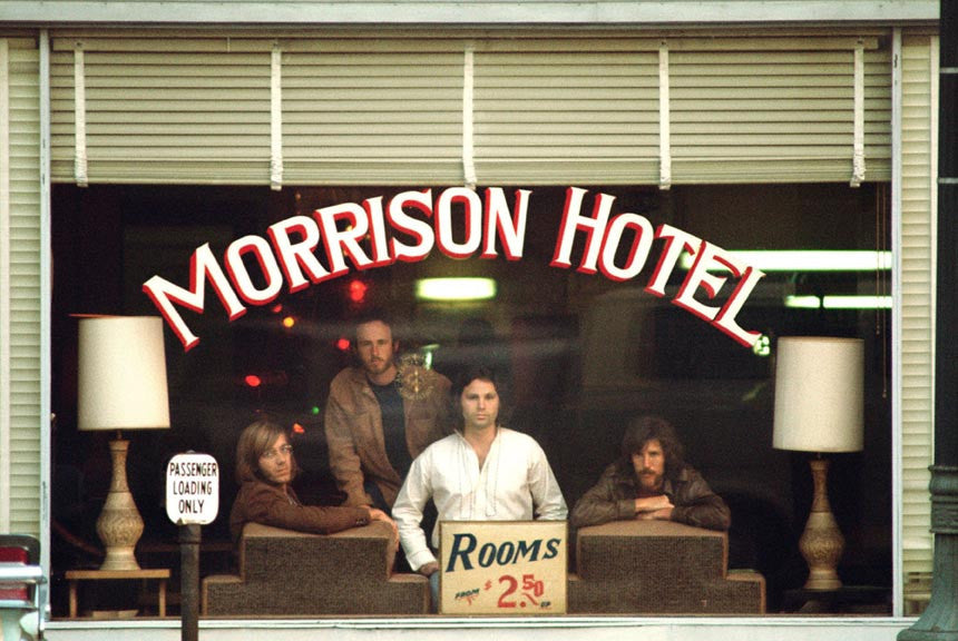 The Doors, Morrison Hotel Album Cover 1969 by Henry Diltz