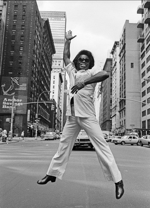 James Brown, Broadway, NYC 1979 by Allan Tannenbaum
