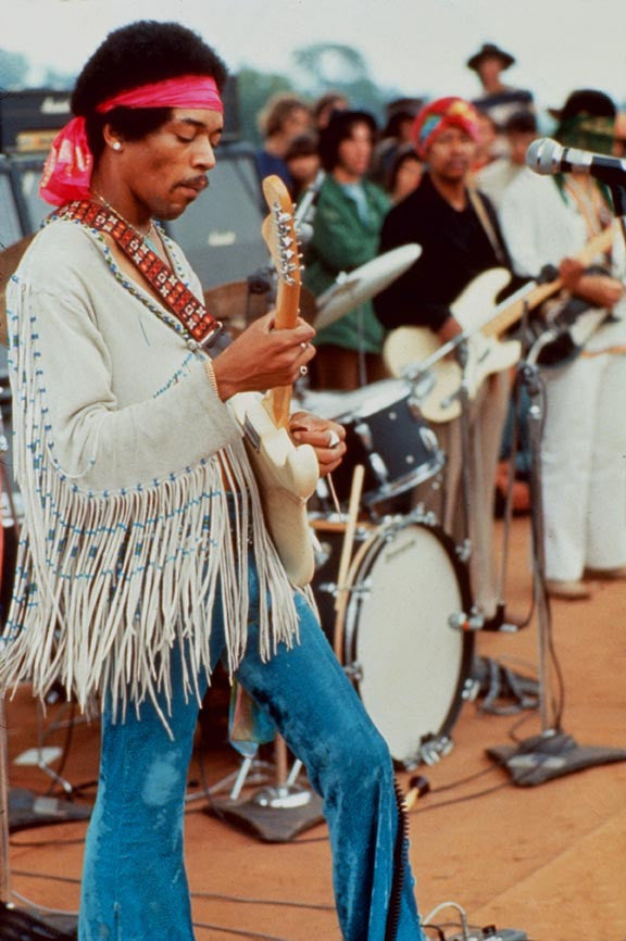 Jimi Hendrix, Woodstock 1969 by Henry Diltz