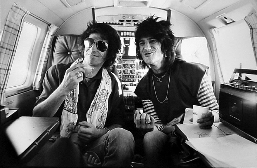 Keith Richards and Ron Wood, Los Angeles, CA, 1979 by Henry Diltz