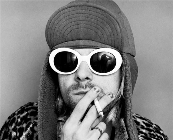 Kurt Cobain, Smoking C, V2 1993 by Jesse Frohman