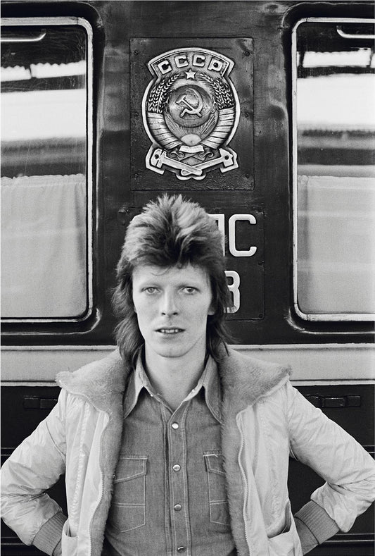 David Bowie: In Front of the 'Trans Siberian Express' by Geoff MacCormack