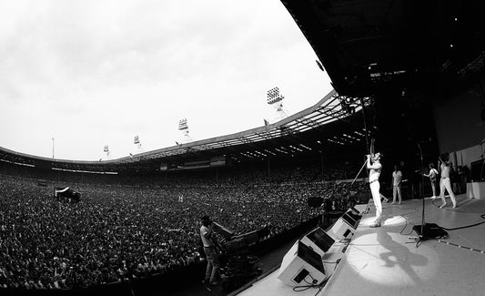 Queen, Live Aid, 1985 by Neal Preston